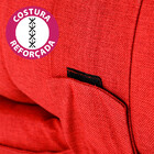 Futon Dobrável De Espuma Solteiro Vermelho - Emcompre Bf Colc