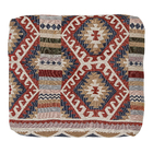 Futon Dupla Face Kilim Algodão Multicolorido 50x50cm Jacquard Tecidos