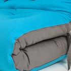 Futon Japonês Casal Dobrável Sofa Cama Tiffany/cinza