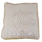 Futon Kasan de Tecido Bege 45x45cm Próxima Têxtil