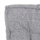 Futon Linen Linho Liso Cinza 45x45cm Inspire