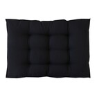 Futon Linho 120x80 alto Preto