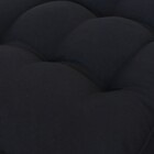 Futon Linho 120x80 alto Preto