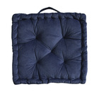 Futon Loic Veludo Azul 40x40cm Inspire