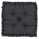 Futon Oxford Preto 60x60cm Inspire