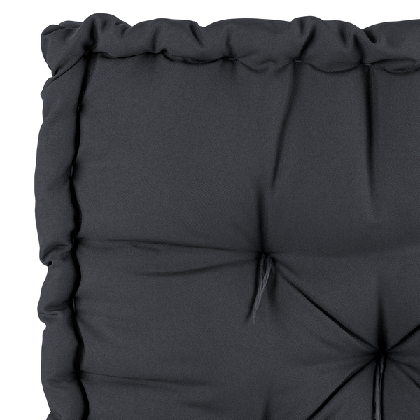 Futon Oxford Preto 60x60cm Leroy Merlin