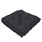 Futon Oxford Preto 60x60cm Inspire