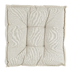 Futon para Jardim Quadrado Liso Bege 45x45cm