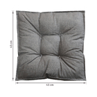 Futon Retangular Alto 45x45cm Cinza Acquablock Próxima Têxtil