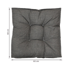 Futon Retangular Alto 60x60cm Cinza Acquablock Próxima Têxtil