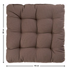 Futon Rústico Tabaco 40x40cm