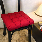 Futon Rústico Vermelho 40x40cm