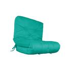 Futon Solteiro Dobrável Oriental Confort Plus Azul Turquesa