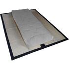 Futon Solteiro Dobrável Oriental Confort Plus Cinza