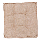 Futon Twist Jacquard Liso Caqui 45x45cm Inspire