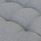 Futon Linho 120x80 alto Cinza