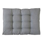 Futon Linho 120x80 alto Cinza