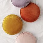 Futton Turco Redondo Veludo Paris Ø45cm Rose