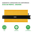 Gabarito Copiadora De Contornos - Guia Perfis - Grande 25cm