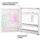 Gabinete 02 Portas Suspenso Banheiro Lavatório + Armário + To