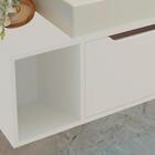 Gabinete 1 Porta Com Cuba Para Banheiro Bn3600x44 Tecno Mobili