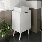 Gabinete 1 Porta Com Cuba Para Banheiro Bn3630x41 Tecno Mobili