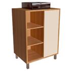 Gabinete 1 Porta Correr 60 Cm Cuba Preta Bl7250 Faem