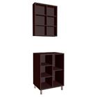 Gabinete 1 Porta Correr 60 Cm Espelheira Cj7250 Faem