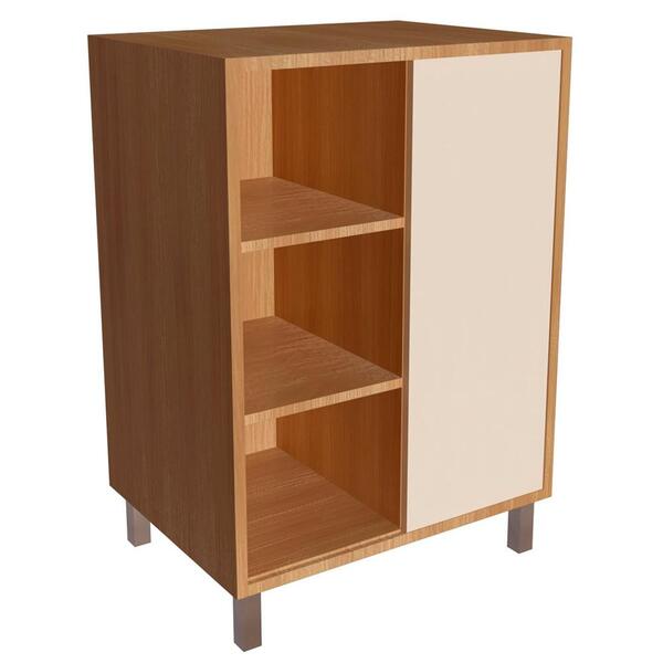 Gabinete 1 Porta De Correr 5 Nichos 60 Cm Bl7250 Faem