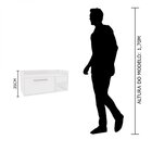 Gabinete 1 Porta E 1 Gaveta Sem Cuba Gab1010  Branco