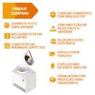 Gabinete 1 Porta para Banheiro com Cuba de Marmorite Redonda