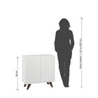 Gabinete 2 Portas 76cm Durban  Branco