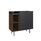 Gabinete 2 Portas Sem Cuba Gab1015  Marrom