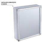 Gabinete 2 Portas Suspenso Para Banheiro Com Lavatório + Armá