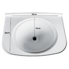 Gabinete 2 Portas Suspenso Para Banheiro Com Lavatório + Armá