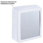 Gabinete 2 Portas Suspenso Para Banheiro Com Lavatório + Armá