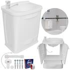 Gabinete 2 Portas Suspenso Para Banheiro Com Lavatório + Torn