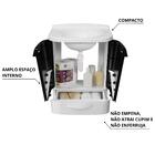 Gabinete 2 Portas Suspenso Para Banheiro Com Lavatório + Torn