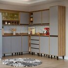 Gabinete 4 Gavetas Confort Batrol Móveis Cinamomo/fumê