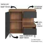 Gabinete 80 Cm E Espelheira Cj2001 Faem