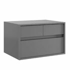 Gabinete 80cm X 37,5cm Alto Padrão Genebra Grafite