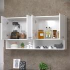 Gabinete Aéreo 120cm Sem Gavetas Branco Modulado