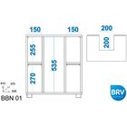 Gabinete Alterf 1 Pt Branco