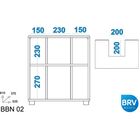 Gabinete Aludra 1 Pt Branco