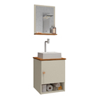 Gabinete Arm Banheiro Lima 1 Porta Com Cuba Tulipa Branca