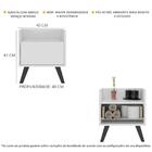 Gabinete Armário Banheiro 40 Cm Com Pés Retrô Multimóveis Mp5