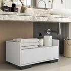 Gabinete Armário Banheiro 60 Cm C/ Pés Quadrados Multimóveis