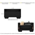 Gabinete Armário Banheiro 60 Cm C/ Pés Quadrados Multimóveis