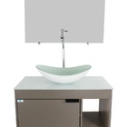 Gabinete Armário Banheiro 60cm Cuba Oval Branca