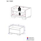 Gabinete Armário Banheiro 60cm Multimóveis V3625